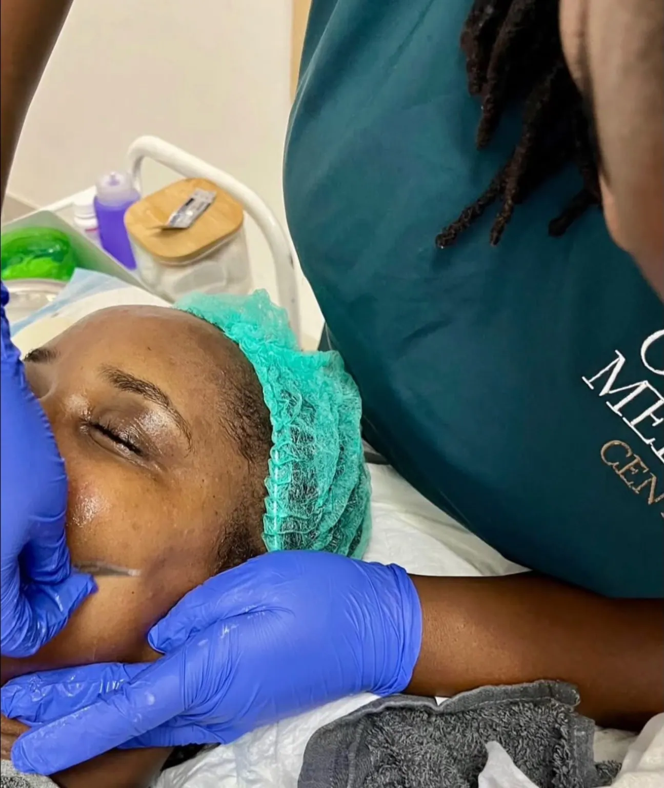 Medspa facial treatment